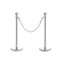 Hot sale cheap price stainless queue management pole for Public place queue manager belt stanchion